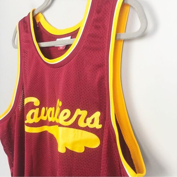 MITCHELL & NESS | CLEVELAND CAVALIERS Rare Script Basketball Jersey Men’s XXL - Picture 2 of 10